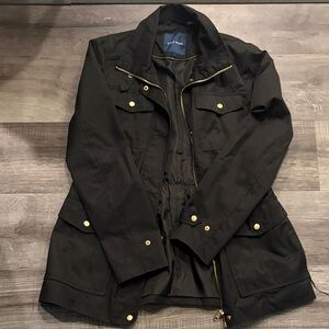 Cole Haan Black Military Field Jacket